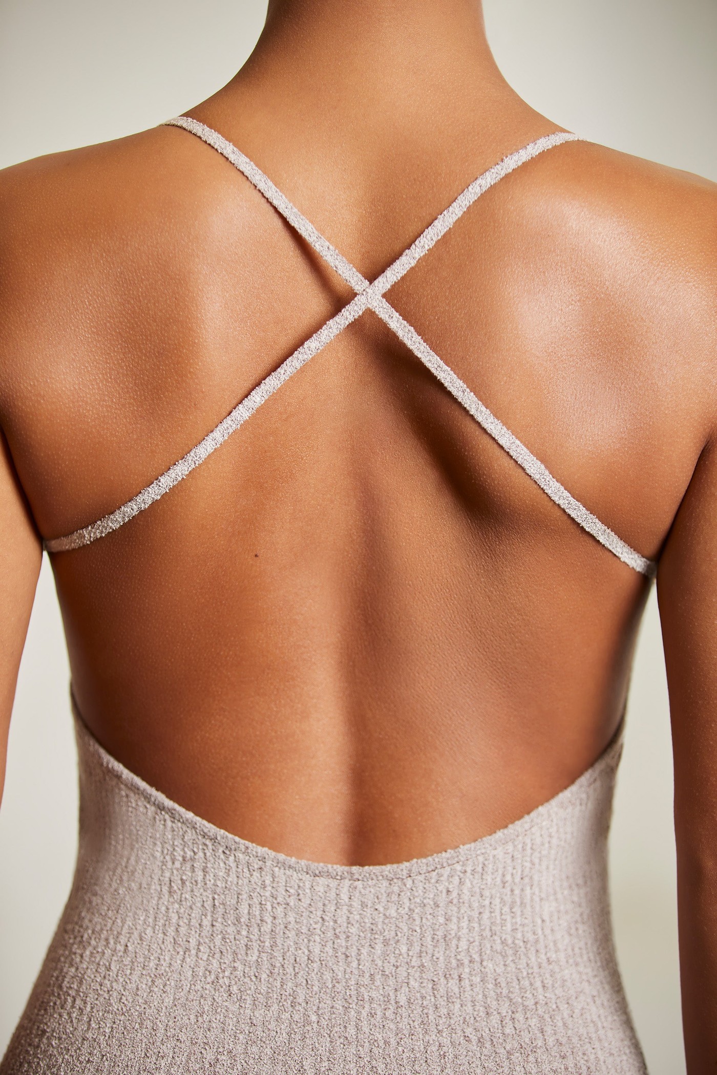 Low Back Maxi Dress in Chocolate view 4